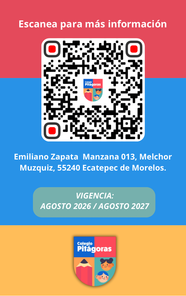 Credencial escolar reverso con QR
